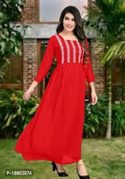 Stylish Fancy Georgette Kurti For Women-thumb4