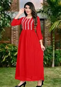 Stylish Fancy Georgette Kurti For Women-thumb1