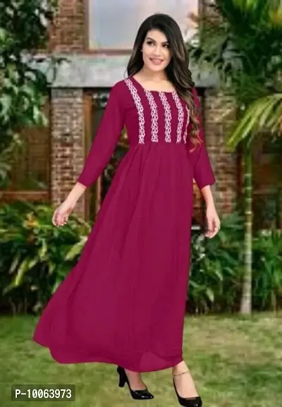 Stylish Fancy Georgette Kurti For Women-thumb4