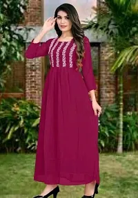 Stylish Fancy Georgette Kurti For Women-thumb1