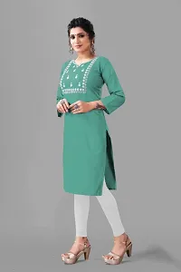 Fancy Cotton Blend Kurti For Women-thumb1