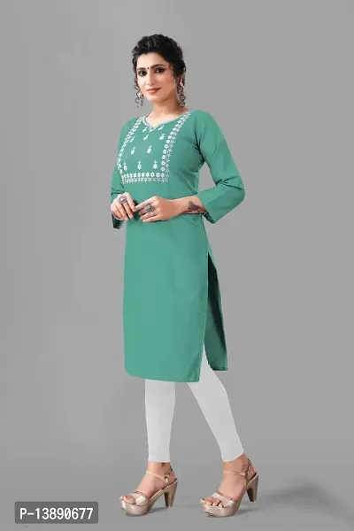 Fancy Cotton Blend Kurti For Women-thumb2