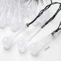 ANY LIGHTS 20 LED 2.2 Meter Waterdrop Decorative String Lights (Warm White,Corded Electric,Plastic)-thumb2