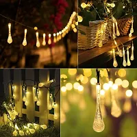 ANY LIGHTS 20 LED 2.2 Meter Waterdrop Decorative String Lights (Warm White,Corded Electric,Plastic)-thumb4