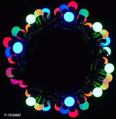 Anitech 8m String Led Round Shape Light | Fairy Light for Diwali, Christmas and eid Home Decoration (Multi Color)-thumb2