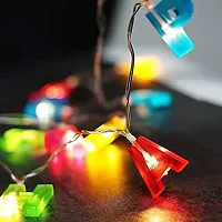 ANY LIGHTS Outdoor 13 Colorful LED Happy Birthday Light - Battery Operated String Lights (Multicolour)-thumb3