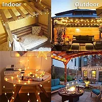 Anitech 20 LED Crystal Bubble Ball String Fairy Lights for Decortaion Diwali Christmas Xmas Light for Diwali Home Decorations Lighting (Warm White, 3 Meter)-thumb4