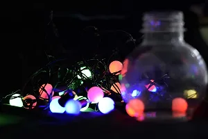 Anitech 8m String Led Round Shape Light | Fairy Light for Diwali, Christmas and eid Home Decoration (Multi Color)-thumb2