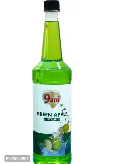 9am Lime and Mint Mojito Mocktail Syrup Lime and Mint (1000 ml, Pack of 1)
