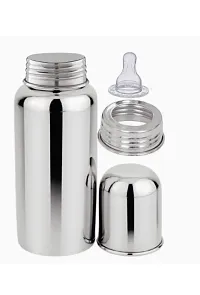 Baby Stainless Steel Feeding Bottle - 250ml-thumb1