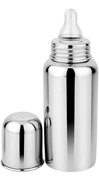 Baby Stainless Steel Feeding Bottle - 250ml-thumb2