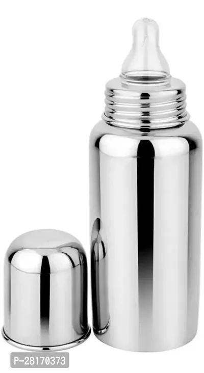 Baby Stainless Steel Feeding Bottle - 250ml-thumb3