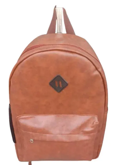 Leather Rucksack Laptop Bag Backpack