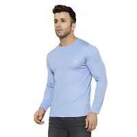 PERFKT-U Men's Gym Wear Regular Fit T-Shirt Sky Blue-thumb2