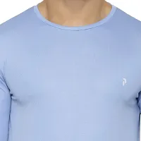 PERFKT-U Men's Gym Wear Regular Fit T-Shirt Sky Blue-thumb3