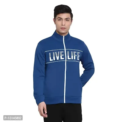 PERFKT-U Men Light Weight Sports Zipper Jacket (Royal Blue)-thumb0