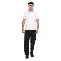 PERFKT-U Men's Regular Fit Polyester Track Pants (DE-10018-BLACK-M_Dark Black_M)-thumb4