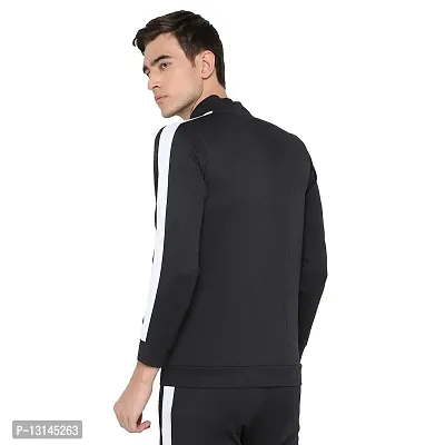 PERFKT-U Mens Black Training Hydra Cool Antimicrobial Light Weight Sports Jacket-thumb2