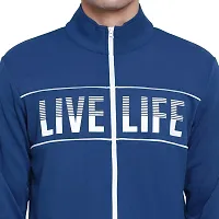 PERFKT-U Men Light Weight Sports Zipper Jacket (Royal Blue)-thumb4