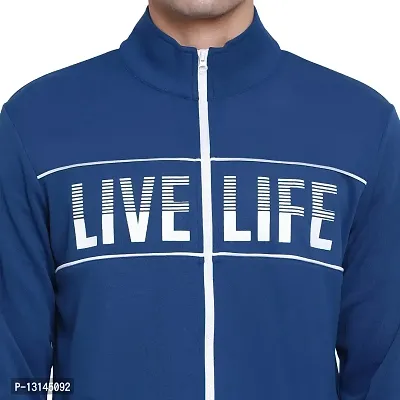 PERFKT-U Men Light Weight Sports Zipper Jacket (Royal Blue)-thumb5