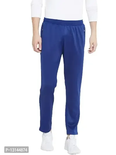 PERFKT-U Men Gym, Yoga & Actie Wear Polyester Track-Pant - Blue