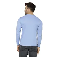 PERFKT-U Men's Gym Wear Regular Fit T-Shirt Sky Blue-thumb1