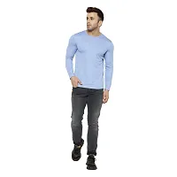 PERFKT-U Men's Gym Wear Regular Fit T-Shirt Sky Blue-thumb4