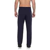 PERFKT-U Men's Premium Gym Wear Lower/Track Pants with 1 Zipper Pocket and 1 Open Pocket Navy-thumb1