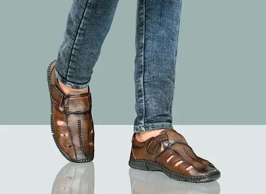 Men's Velcro Roman sandals fully adjustable