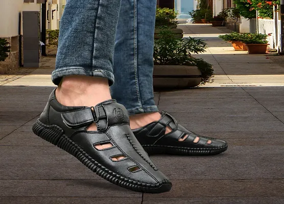 Men's Velcro roman sandals fully adjustable