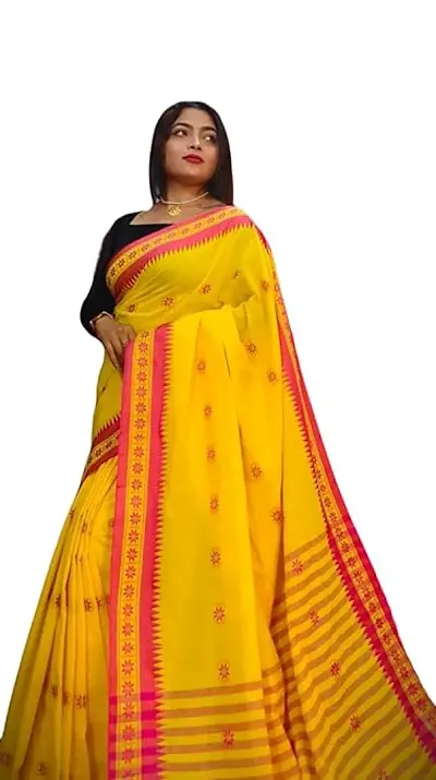 Attractive Cotton Saree with Blouse piece 