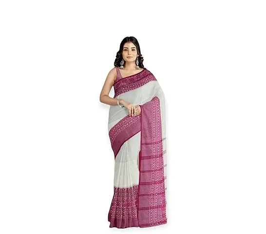 Alluring Cotton Saree with Blouse piece 