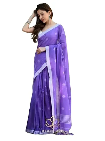 Stylish Khadi Saree With Blouse Piece For Women