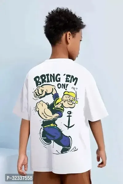 Stylish Cotton Oversized T-Shirt For Boy-thumb2