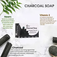 Alloes Activated Charcoal Black Bar Soap with Natural Botanicals, 100% Natural soap for Men and Women ? 75 Gram-thumb4