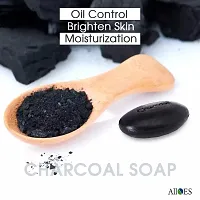 Alloes Activated Charcoal Black Bar Soap with Natural Botanicals, 100% Natural soap for Men and Women ? 75 Gram-thumb3