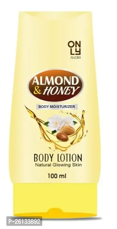 Alloes Body Lotion with Almond  Honey for Skin Hydration,Nourishment and Hyper-Pigmentation | Reduce Wrinkles and Relivies dry Skin |100 mL X2