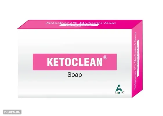 Alloes Ketoclean Soap 2% for Action Against Germs |Pack of 3 | 75 gram each