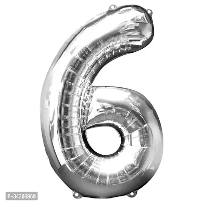 6 Number Balloon Party Decoration Pack of 1-thumb0