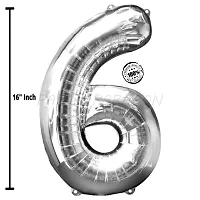 6 Number Balloon Party Decoration Pack of 1-thumb1