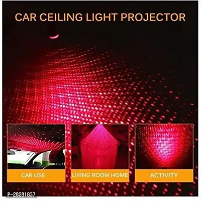 Duende Auto Roof Star Projector Decorative Lights USB Portable Adjustable Flexible Interior Car Night Lamp Decorations with Romantic Galaxy Atmosphere fit Car Ceiling Bedroom Party and More Car Fancy Lights  Black-thumb4