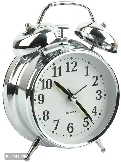 Analog Silver Clock