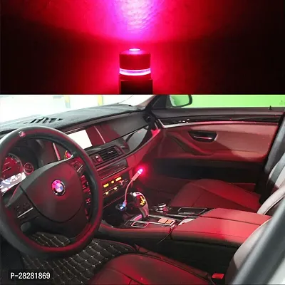 DEE GEE Laser Light Adjustable Romantic Star Projector Night Lights Portable Decorations Lamp for Bedroom Car Party Camping Walls Decorative Led Light  Black  Car Fancy Lights  Red-thumb2