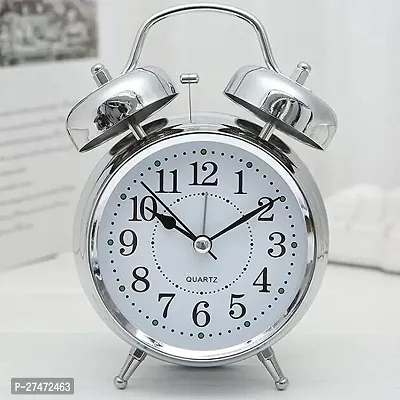 Analog Silver Clock