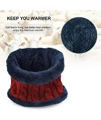 Classy Woolen Beanie Cap with Neck Warmer for Unisex-thumb1