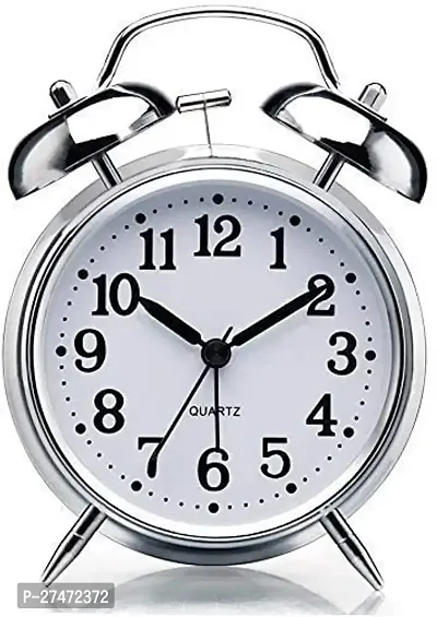 Analog Silver Clock