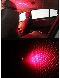 Duende dc 97Car Interior Atmosphere LED Decorative Light Portable USB Ambient Roof Ceiling Star Laser Light for Decoration Car Fancy Lights  Red-thumb2