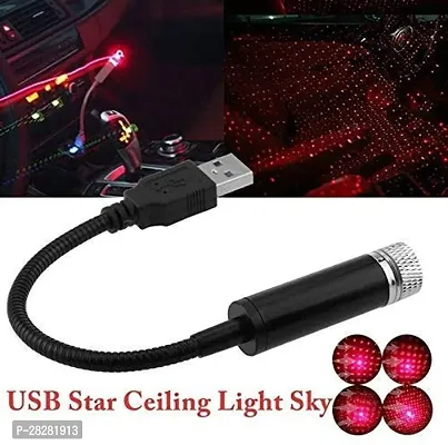 MADMEX Disco Light Party Decoration Disco Laser Car Fancy Lights Car Roof Full Star Projection Car Fancy Lights Portable Decorations Lamp  50 Car Fancy Lights  Red-thumb4