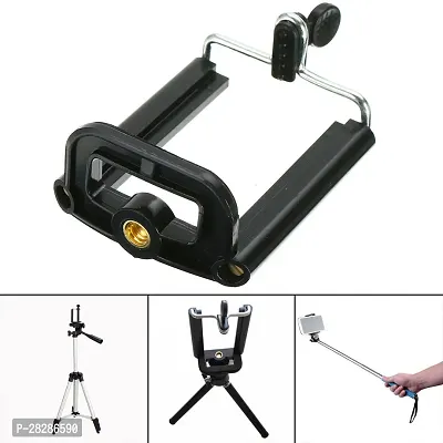 Camera Stand Clip Bracket Holder Tripod Monopod Mount Adapter for Mobile Phonesnbsp;-thumb3