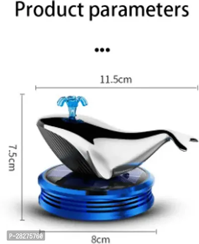 WLEWORLDLOOKENTERPRISES Whale Car Aromatherapy Whale Model Natural Luxury Car Solar Air Refresher Red Diffuser  5 ml-thumb2